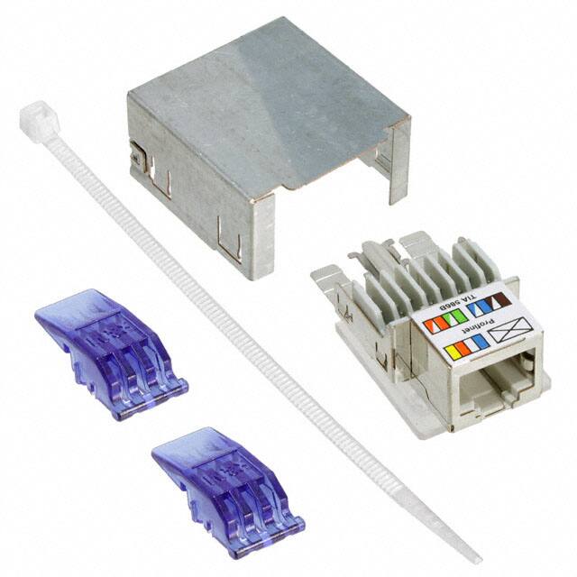 1652936 CONN MOD JACK 8P8C SHIELDED
