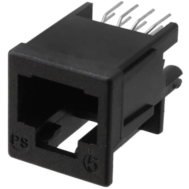 338360-1 CONN MOD JACK 8P8C VERT UNSHLD