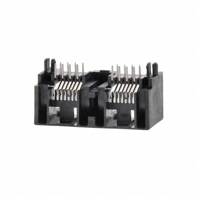 0442480057 CONN MOD JACK 8P8C R/A UNSHLD