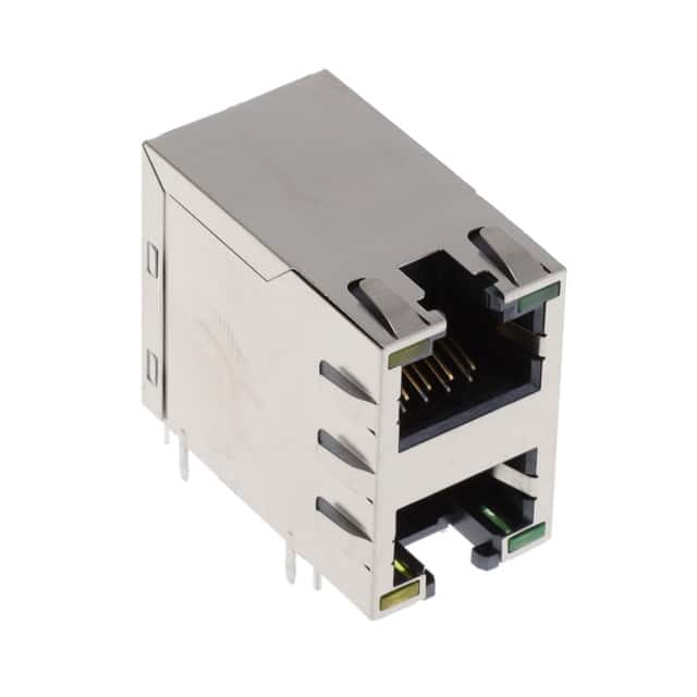 RJE1R288325413 8P8C, CAT6 OVER CAT5E, 2X1 STACK