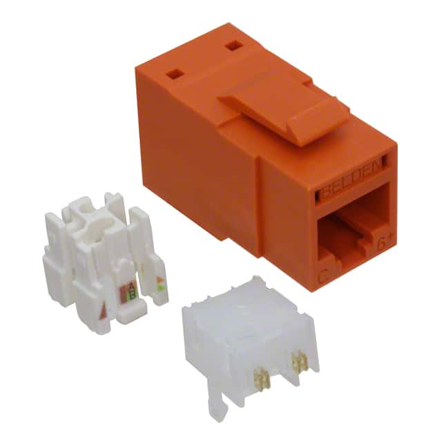 RV6IJ2UOR-B24 JACK CAT 6 UTP RJ45 ORG 1=24