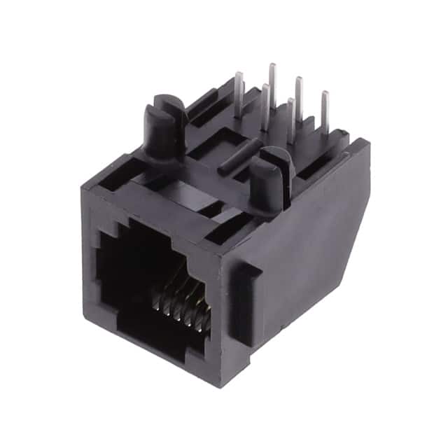 RJE031660220 CONN MOD JACK 6P6C R/A UNSHLD