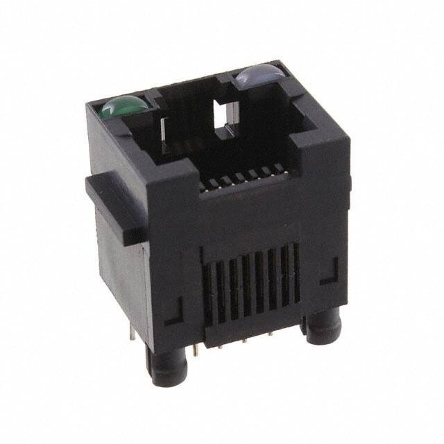 MTJ-88DX1-LV RJ45 MODULAR JACK, DIP, TOP ENTR