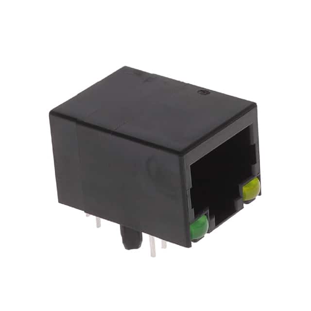 MTJ-88TX1-LH RJ45 MODULAR JACK, DIP, SIDE ENT