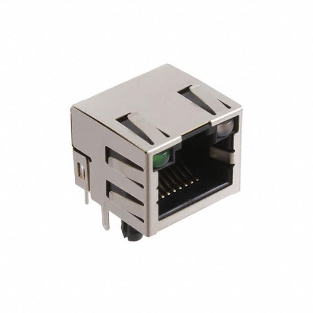 MTJ-88ARX1-FSM-PG-LV RJ45 MODULAR JACK, SHIELDED, PNL