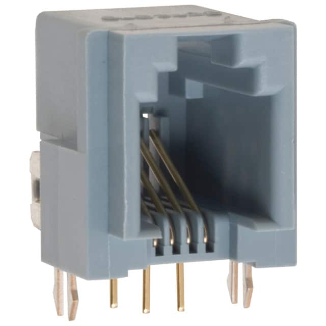 TM5RJ3-44(50) CONN MOD JACK 4P4C R/A UNSHLD