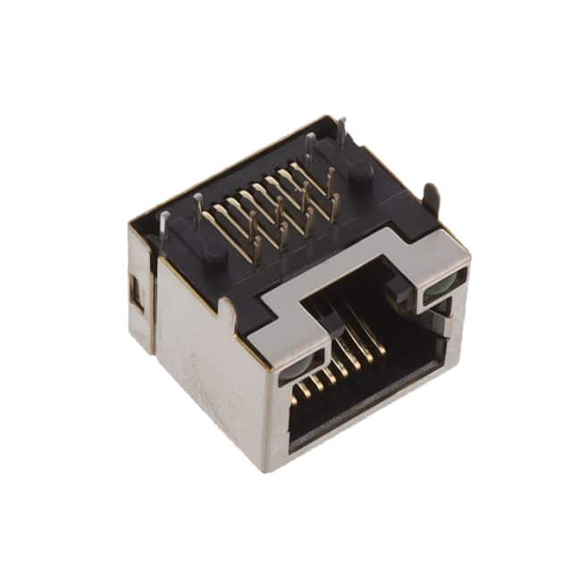 MTJ-88AAX1-FSV-LV RJ45 MODULAR JACK, SHIELDED, DIP