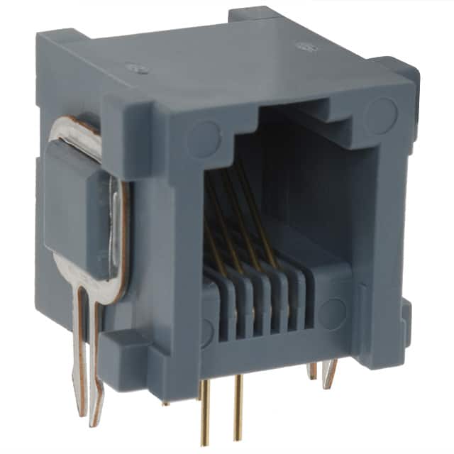 TM2REA-0604(50) CONN MOD JACK 6P4C R/A UNSHLD