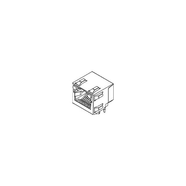 44380-1010 INVERTED MODULAR JACK ASSY 8CKT