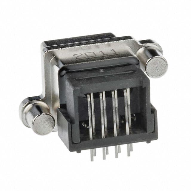 MRJ5384M1 CONN MOD JACK 8P8C R/A UNSHLD