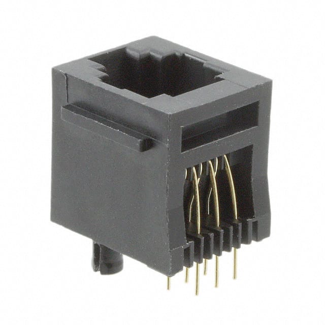 615006144121 CONN MOD JACK 6P6C VERT UNSHLD