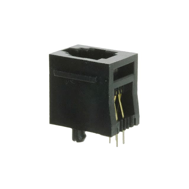 A-20140 CONN MOD JACK 4P4C VERT UNSHLD