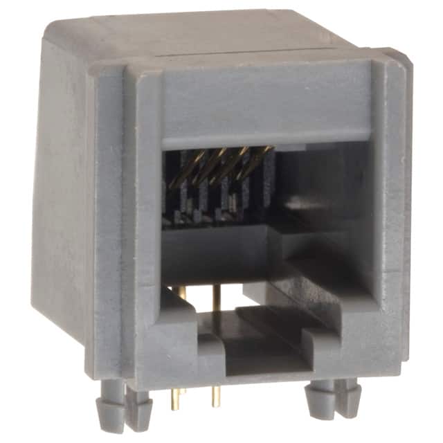 TM5RE1-64(20) CONN MOD JACK 6P4C R/A UNSHLD