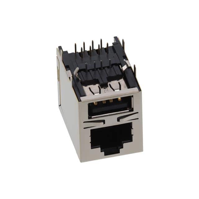 1909119-4 CONN MOD JACK 8P8C R/A