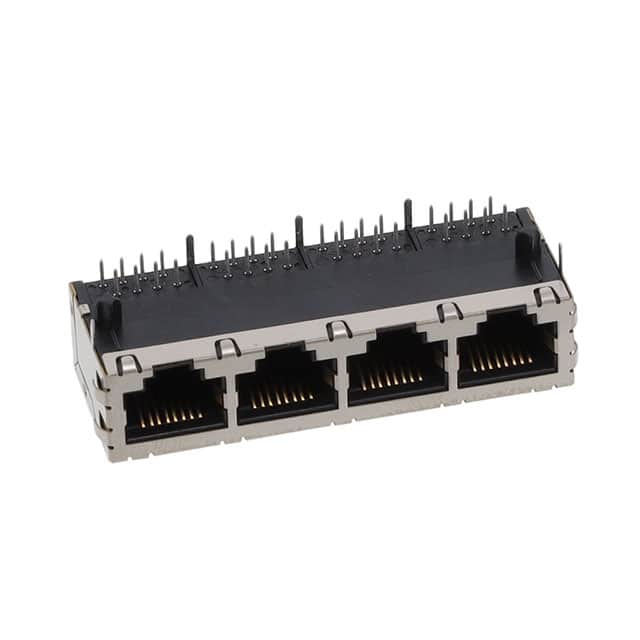 E6588-UEC3A4-L CONN MOD JACK 8P8C R/A SHIELDED