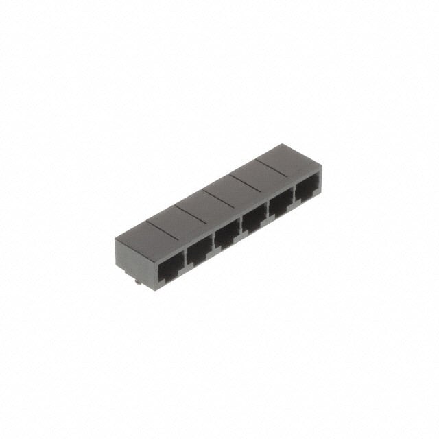 0432238158 CONN MOD JACK 8P8C R/A UNSHLD