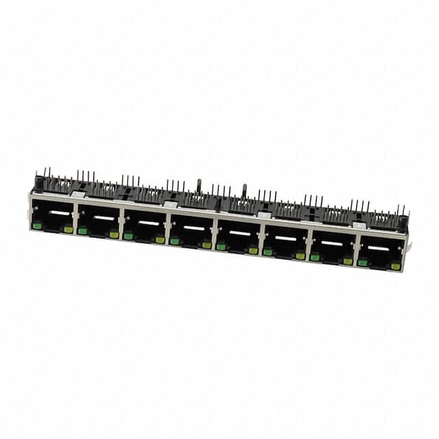 RJE398881410 RA, 8P8C, EIGHT PORT, WITH SHIEL