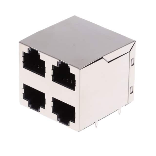 RJSGE4886401 8P8C, CAT5E, PRESSFIT, 2X2 STACK
