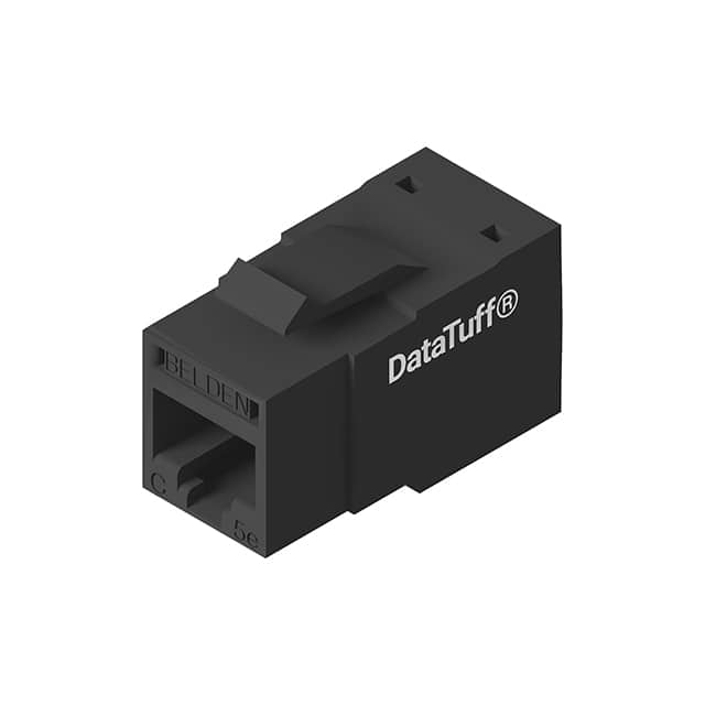 RV5IJ2UBK-S1 JACK CAT 5E UTP RJ45 BLK