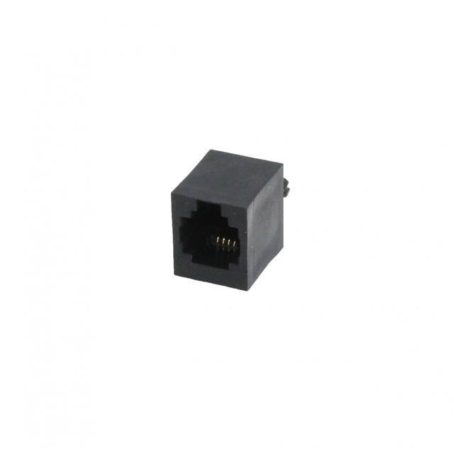 MHRJJ64NFV 6P4C SOCKET VERTICAL NO FLANGE U
