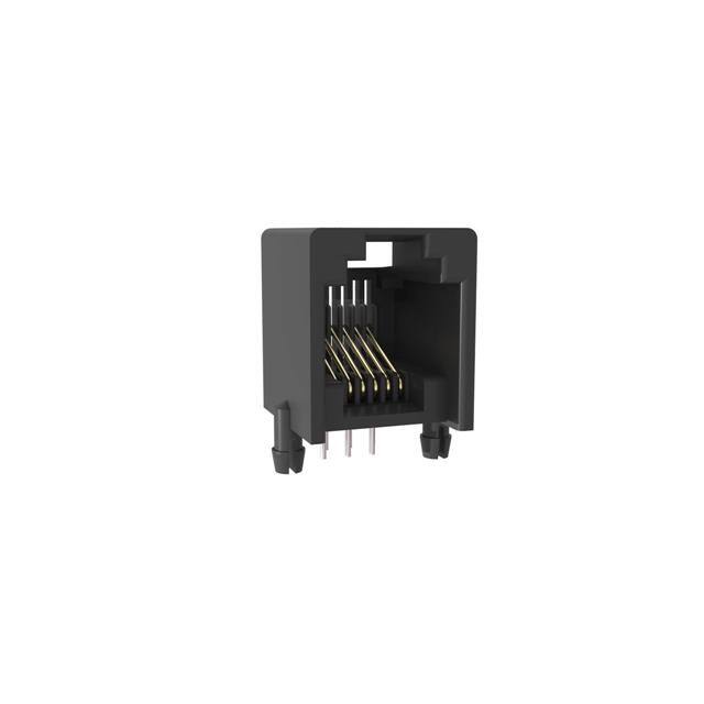 RJE291660014G SINGLE PORT, 6P6C, R/A, UNSHIELD