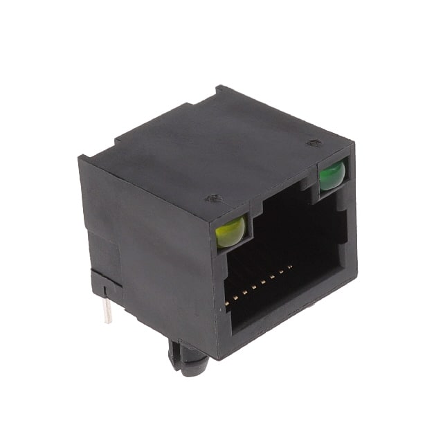 MTJ-88ARX1-LG RJ45 MODULAR JACK, DIP, SIDE ENT