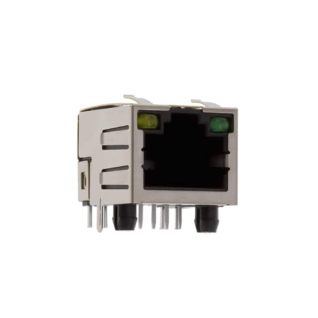 MTJ-88ARX1-FSM-PG-LG RJ45 MODULAR JACK, SHIELDED, PNL