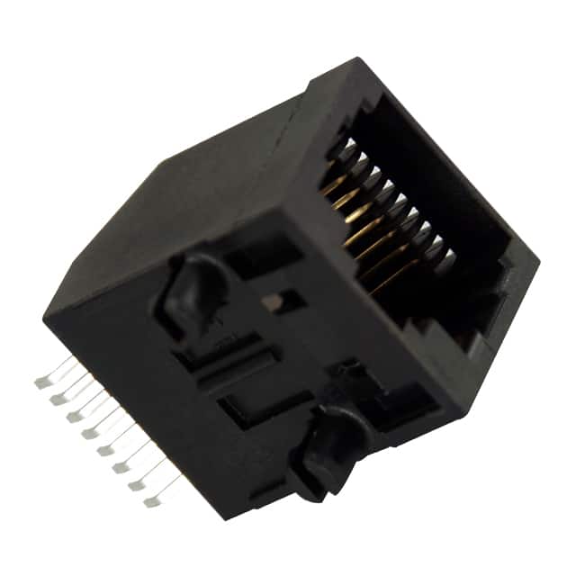 GDLX-SMT-N-88 SMT MODJACK, RT< 8P8C BLACK ROHS