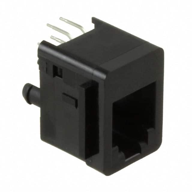 0428784216 CONN MOD JACK 4P4C VERT UNSHLD