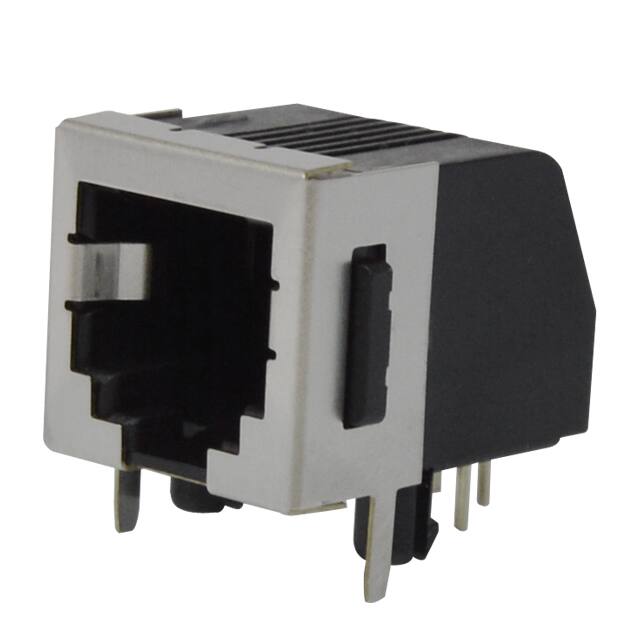 GDLX-N-66-50 MODJACK LOW/PROF RT< 6P6C BLACK