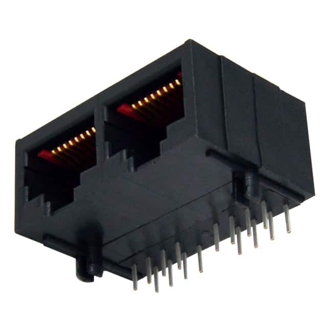 GDX-A-64-50 MODJACK RT< 6P4C BLACK 50U ROHS