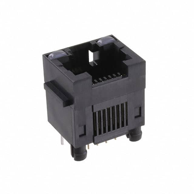 MTJ-88DX1-LP RJ45 MODULAR JACK, DIP, TOP ENTR