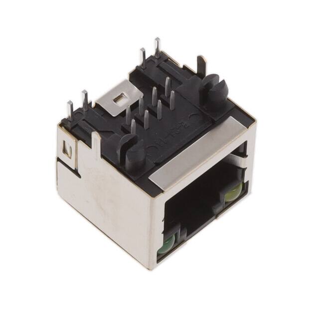 MTJ-88ARX1-FSM-LG RJ45 MODULAR JACK, SHIELDED, DIP