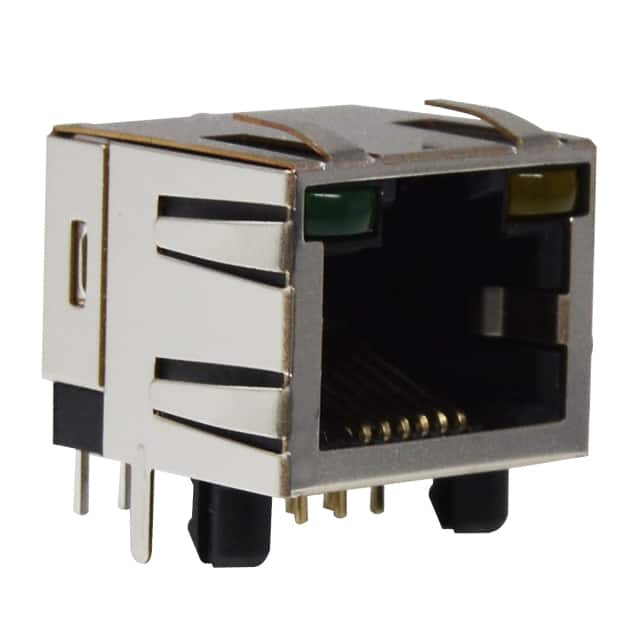 GWLX-S9-88-G/Y-50 MODJACK LOW/PROF RT< 8P8C SHIELD