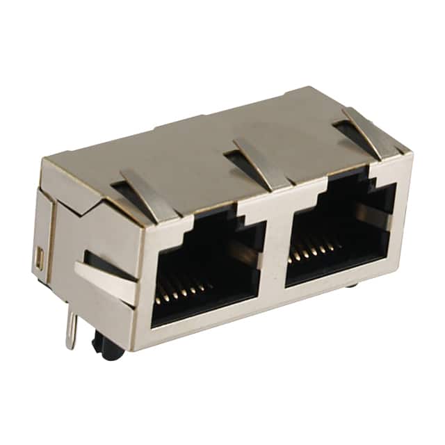 GWGX-S1-2-88 2 PORT 8P8C MOD JACK, SHIELDED,
