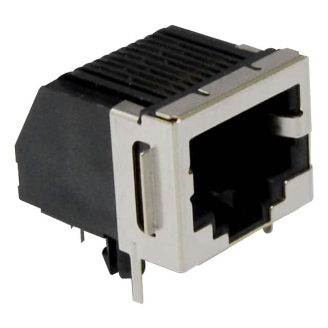 GLX-S-1010M-BLK MODJACK LOW/PROF RT< 10P10C SHLD