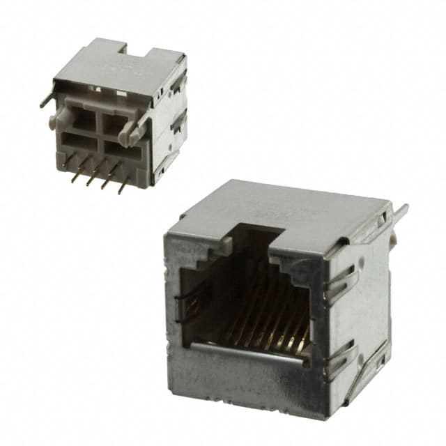 TM21R-3C-88(51) CONN MOD JACK 8P8C VERT SHIELDED
