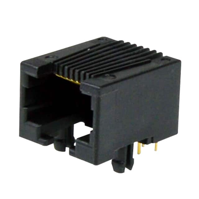 GMX-N-88-50 MODJACK LOW/PROF RT< 8P8C BLACK