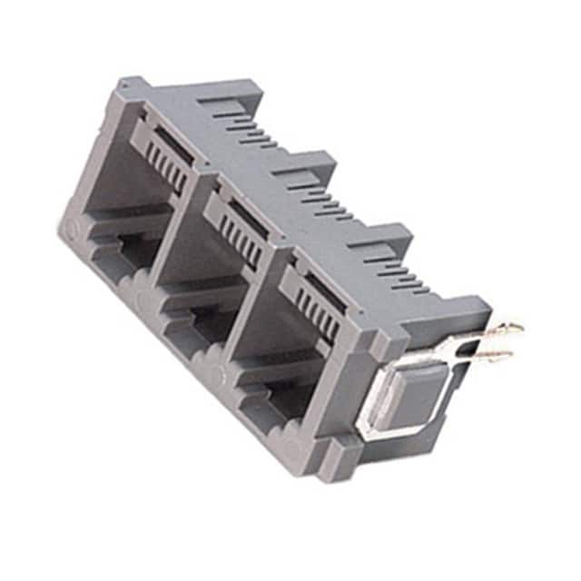 TM2RE-1806 CONN MOD JACK 6P2C VERT UNSHLD