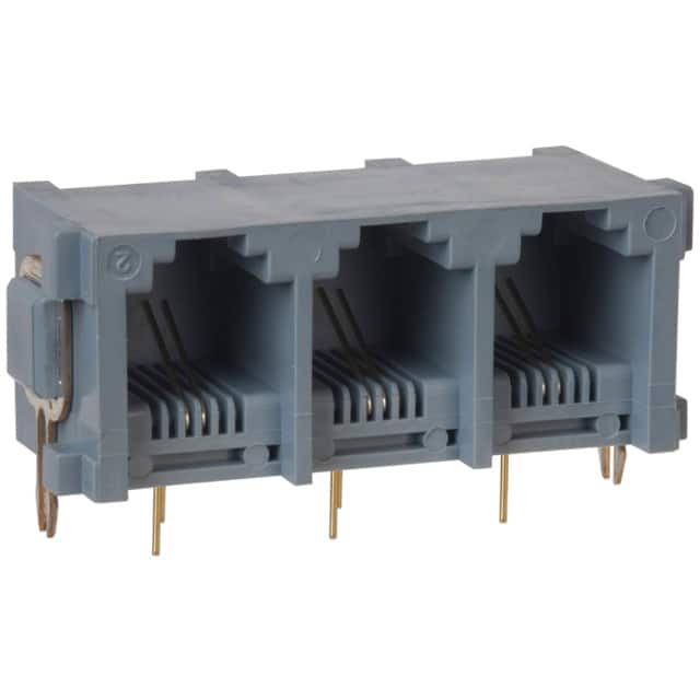 TM2REA-1806 CONN MOD JACK 6P2C R/A UNSHLD