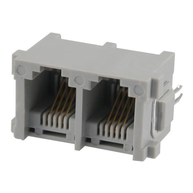 GPX-2-64-50 GANGJACK-2PORT-PERPEND-6P4C GREY