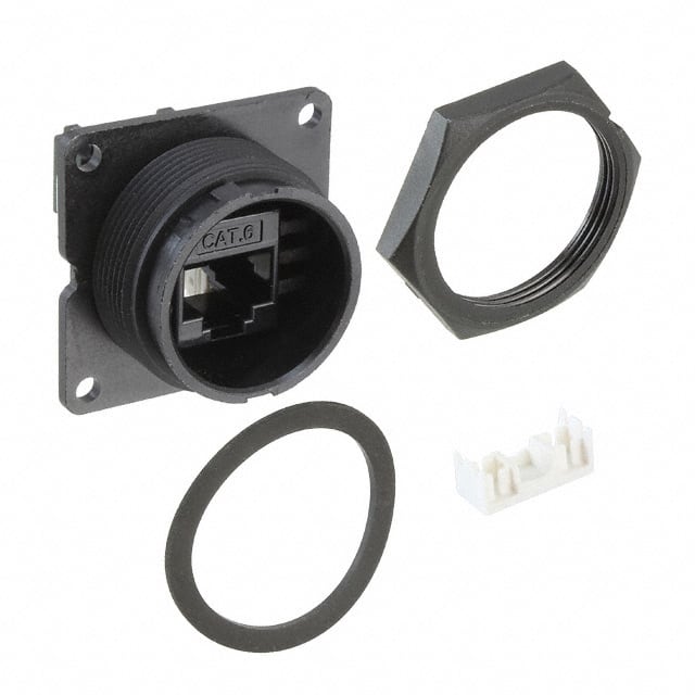 DCP-RJ6B-RD CONN MOD JACK 8P8C R/A UNSHLD