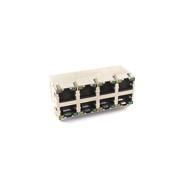 AR24NM-4668I 2x4 RJ45 Connector, No Magnetics