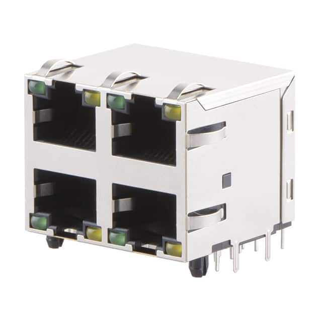 KRD-S-22-8-8-5-GDD CONN MOD JACK 4PORT 8P8C SHLD