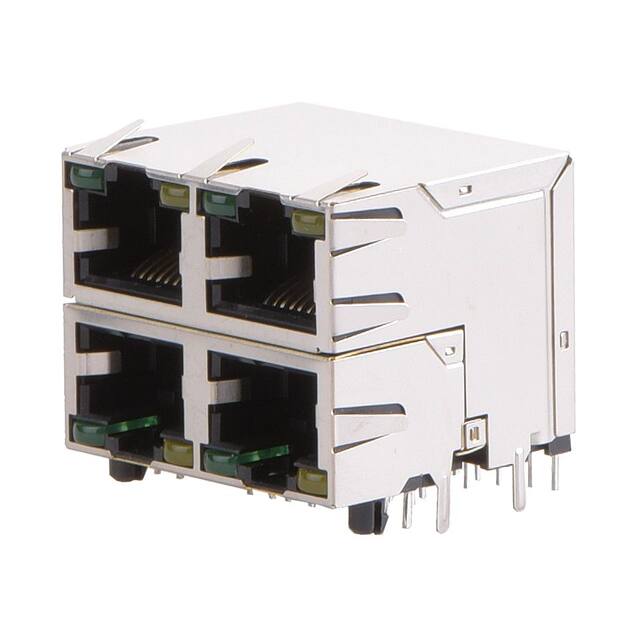 KRD-S-22-8-8-4-DN1 CONN MOD JACK 4PORT 8P8C SHLD