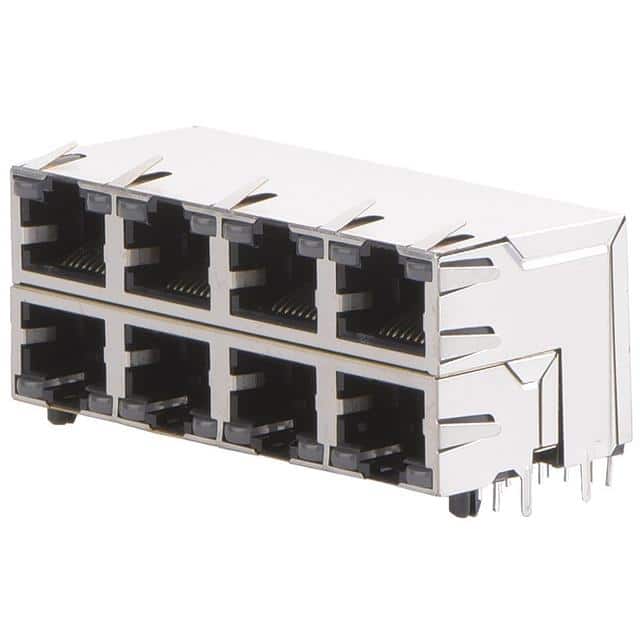 KRD-S-24-8-8-1-DN5 CONN MOD JACK 8PORT 8P8C SHLD
