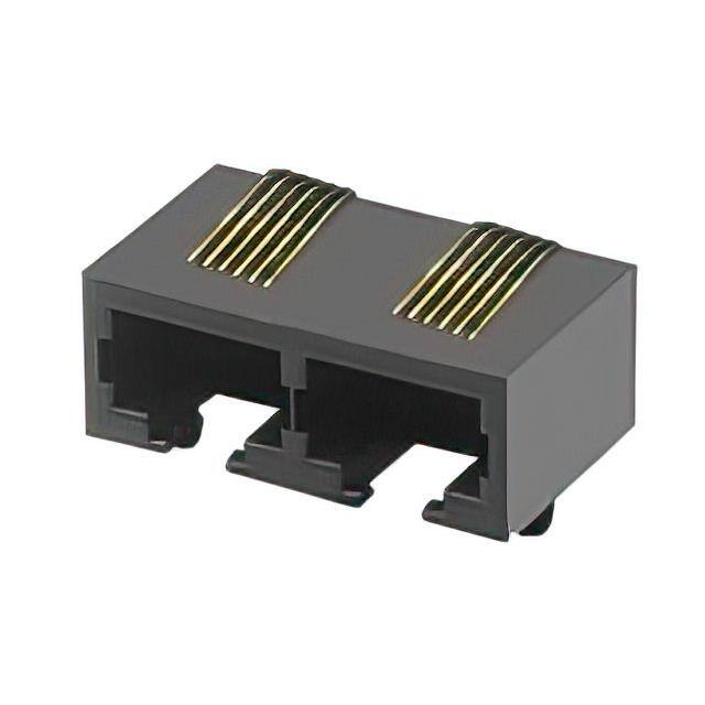 E5362-00A512-L CONN, RJ11, 1X2,6P2C,TAB DOWN,6U