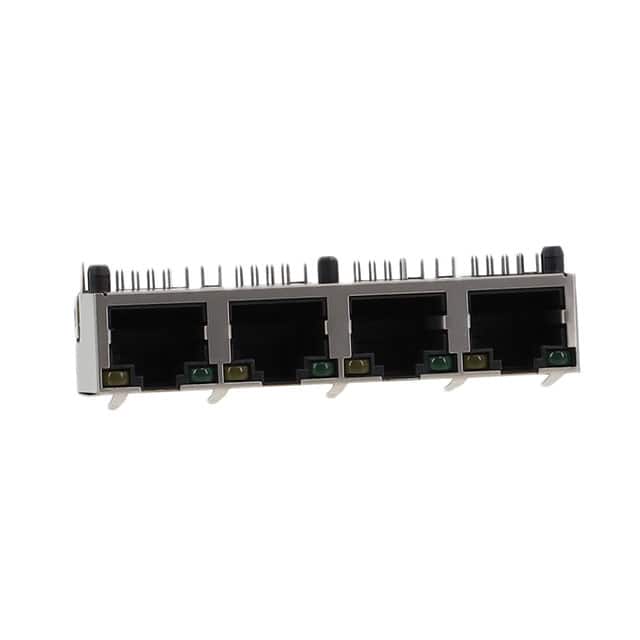 E5J88-32HJ22-L CONN, RJ45,1X4,8P8C,TAB UP,LED,6