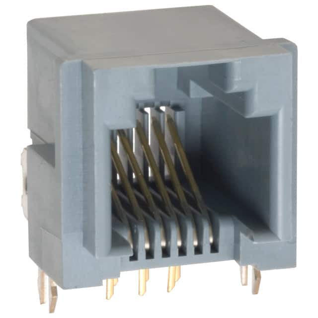 TM5RJ1-66 CONN MOD JACK 6P6C R/A UNSHLD