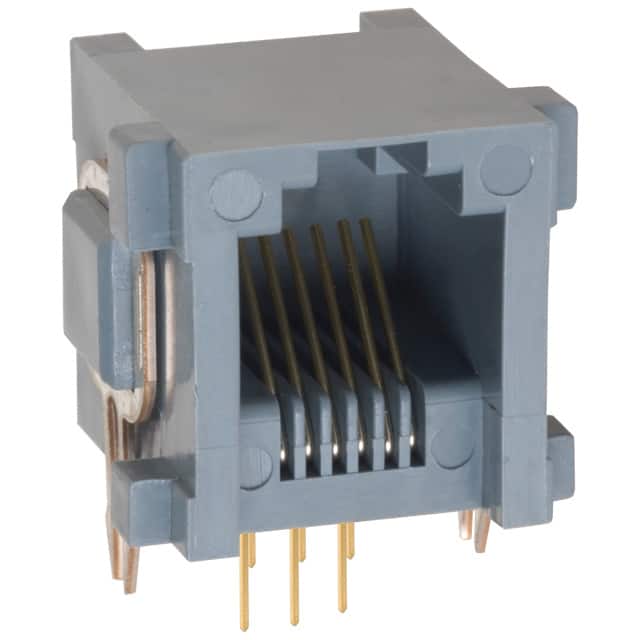 TM2REA-0606(50) CONN MOD JACK 6P6C R/A UNSHLD